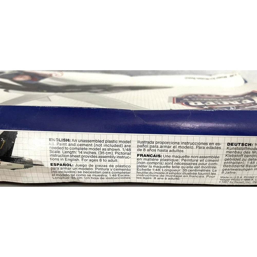 Revell F-18 Hornet Chuck Yeager Super Fighters Kit #4561
